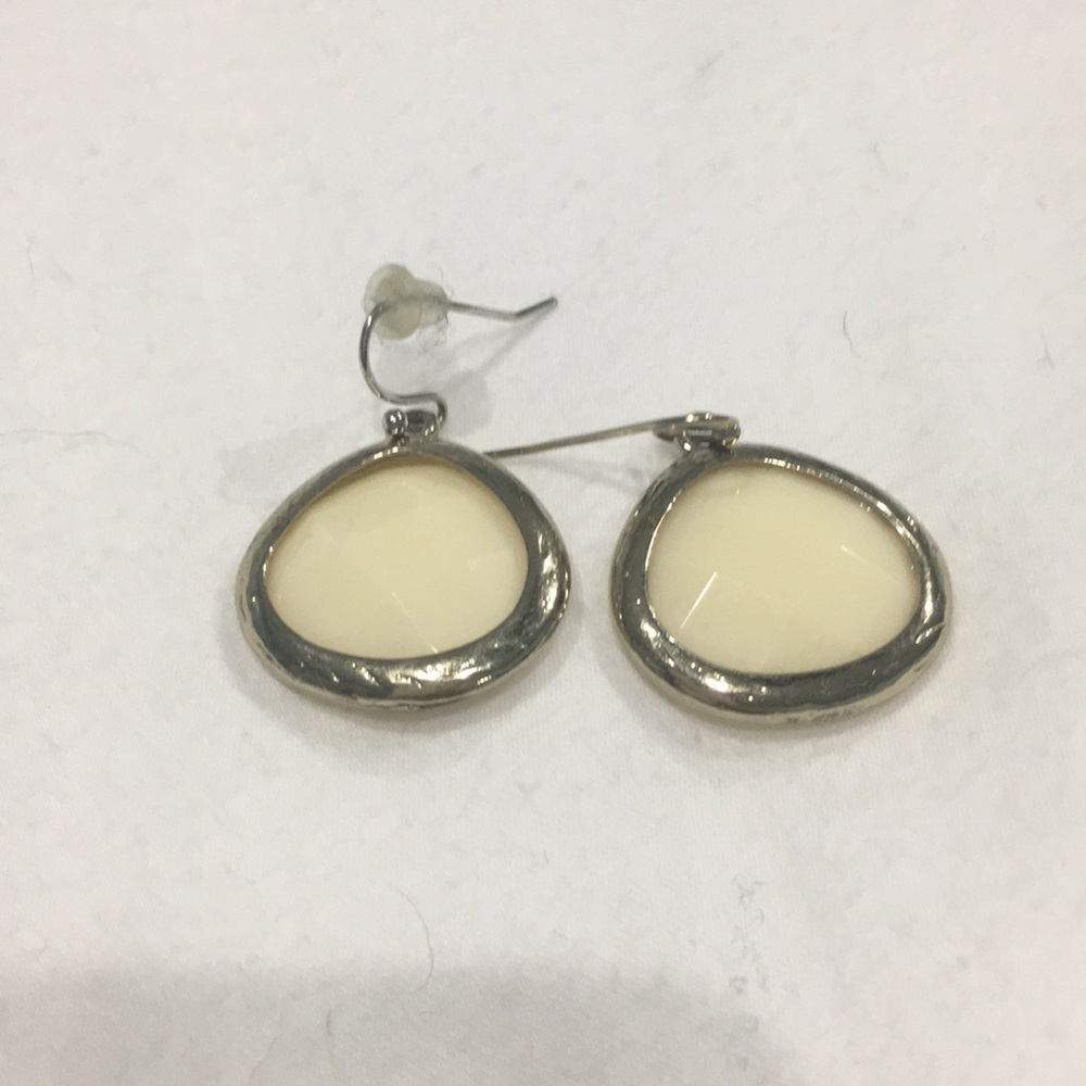 Creamy White Anna and Ava Earrings